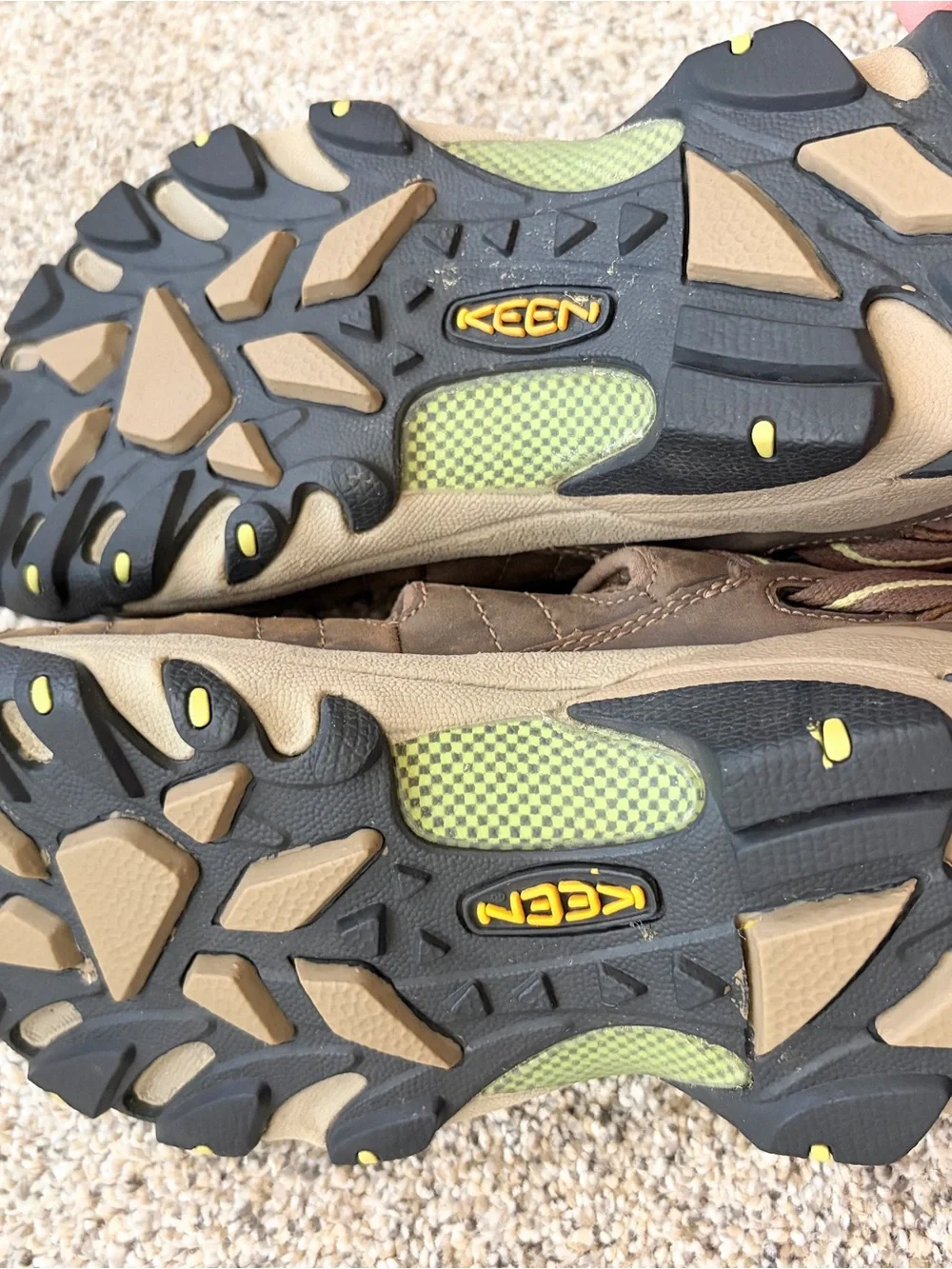 Keen Arroyo ll Sandals Men’s Brown With Lime Green Vented Hiking/Water Sports